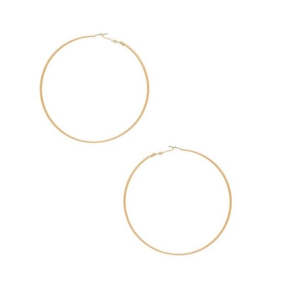 Revolve 8 Other Reasons Koko Hoop Gold Hoop Earrings - Picture 1 of 4